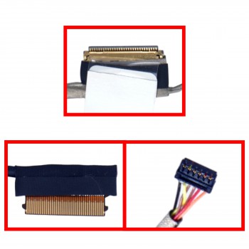 Monitor Cable - Flex Video Screen LCD Cable for Laptop Acer Aspire 3 A314-41 A314-41 A314-41-9649 A314-41-33-32 450.0FT02.0001 Non Touch Screen eDP 30pins 0.5 Pitch Pin Monitor cable ( Ref.1-FLEX1446 )