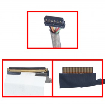 Flex Video Screen LCD Cable for Laptop Dell Inspiron 15 3551 3552 3558 3558 3559 P47F 450.03W01.0011 T4FFX 0T4FFX Touch Screen eDP 40pins Monitor cable ( Ref.1-FLEX1463 )