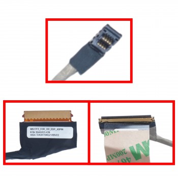 Monitor Cable - Flex Video Screen LCD Cable for Laptop MSI Creator 17M A9SD A9SE A10SD A10SE A10SCS (MS-17F3) K1N-3040203-H39 Non Touch 120Hz/144Hz eDP 40pins 0.5 Pitch Pin Monitor cable ( Ref.1-FLEX1466 )