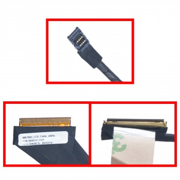 Monitor Cable - Flex Video Screen LCD Cable for Laptop MSI Stealth 15M A11SEK/A11SEW MS1562 K1N-3040241-H39 Non Touch eDP 40pins 0.5 Pitch Pin Monitor cable ( Code 1-FLEX1478 )