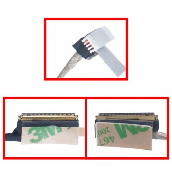 Monitor Cable - Flex Video Screen LCD Cable for Laptop Asus ROG Zephyrus Duo 15 GX550 15 SE GX551 6017B1406201 6017B1406101 14005-03340000 Non Touch 60Hz eDP 40pins 0.5 Pitch Pin Monitor cable ( Ref.1-FLEX1494 )