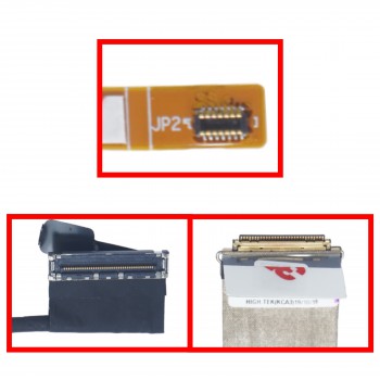Monitor Cable - Flex Video Screen LCD Cable for Laptop Dell Latitude E7490 7490 0026K1 026K1 CN0026K1 DC02C00GS00 DAZ40 Non Touch eDP 30pins 0.5 Pitch Pin Monitor cable ( Ref.1-FLEX1495 )