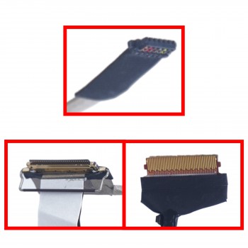 Monitor Cable - Flex Video Screen LCD Cable for Laptop Dell G5 5590 06YCXD Non Touch 60Hz eDP 30pins 0.5 Pitch Pin Monitor cable ( Ref.1-FLEX1496 )
