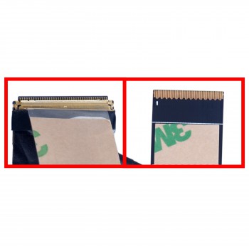 Monitor Cable - Flex Video Screen LCD Cable for Laptop MSI Stealth GS66 10SE 15 A13VF-012US MS-16V1 MS16V2 K1N-3040205-H39 Touch 144Hz eDP 40pins 0.5 Pitch Pin Monitor cable ( Ref.1-FLEX1506 )