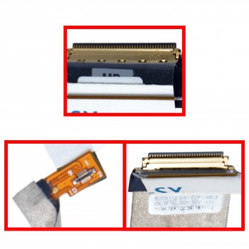 Monitor Cable - Flex Video Screen LCD Cable for Laptop Dell inspiron 5488 5480 P92G 5485 0GN1J2 GN1J2 CN-0GN1J2 450.0F701.0001 450.0F701.0021 eDP 30pins Monitor cable ( Ref.1-FLEX1515 )