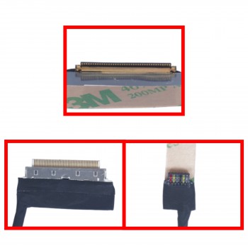 Monitor Cable - Flex Video Screen LCD Cable for Laptop Acer Nitro 7 AN715-51 A715-74G A815-74G EH51F DC02C00KX00 50.Q55N2.005 Non Touch eDP 40pins 0.5 Pitch Pin Monitor cable ( Ref.1-FLEX1568 )