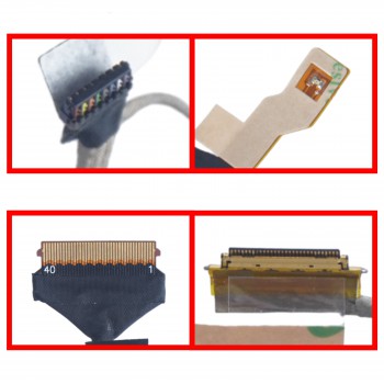 Screen Cable - Flex Video Screen LCD Cable for Laptop Lenovo Thinkpad 13 S2 2nd Gen DD0PS8LC002 DD0PS8LC003 01AV630 01HW843 Non Touch eDP 30pins 0.5 Pitch Pin Monitor cable ( Ref.1-FLEX1582 )