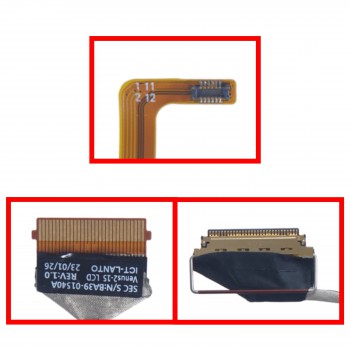 Screen Cable - Flex Video Screen LCD Cable for Laptop Samsung Galaxy Book 2 Pro NP950XED NP950XED-KA2US Sec Venus2-15 BA39-01540A BA3901540A Touch eDP 30pins Monitor cable ( Ref.1-FLEX1586 )