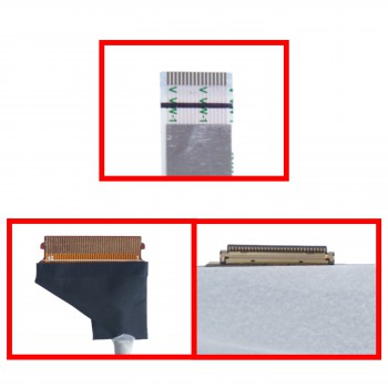 Display Cable - Flex Video Screen LCD Cable for Laptop HP ProBook 430 G8 208H1AV 6Q8S0ES 45N75ES 5N2X6ES DD0X8PLC401 M24286-001 Non Touch eDP 30pins Monitor cable 16pin Camera cable ( Ref.1-FLEX1594 )