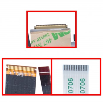 Display Cable - Flex Video Screen LCD Cable for Laptop HP Spectre x360 16-F 16T-F 16-F1013DX 16-F0023DX 16-f0013dx DC02C00U600 M83472-001 Touch 3K eDP 40pins Monitor cable ( Ref.1-FLEX1618 )