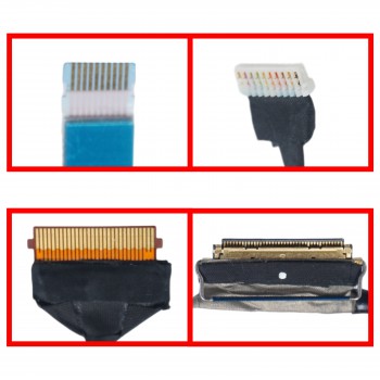 Monitor Cable - Flex Video Screen LCD Cable for Laptop Lenovo IdeaPad 1 15ALC7 82R4 15IAU7 82QD 82R4002PUS 82R400J5AU 5C10S30543 DC02C00UV10 DC02C00UV00 JS570 Touch eDP 40pins Monitor cable ( Ref.1-FLEX1621 )