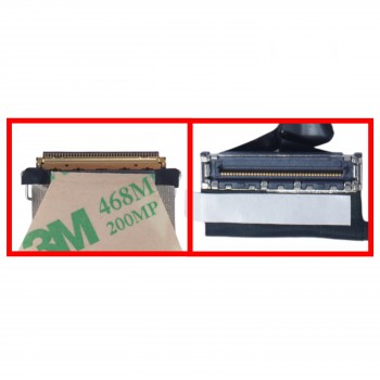 Display Cable - Flex Video Screen LCD Cable for Laptop HP EliteBook 855 G7 855 G8 3G2P5EA M05513-001 M15765-001 6017B1370901 Touch eDP FHD 40pins Monitor cable ( Ref.1-FLEX1623 )