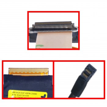 Flex Video Screen LCD Cable for Laptop MSI GS65 Stealth 9SD 9SE 9SF 9SG 8SE 8SF 8RE 8RF MS-16Q2 9SE MS-16Q4 MS-16Q5 K1N-3040134-H39 240HZ eDP 40pins Monitor cable ( SKU.1-FLEX1697 )
