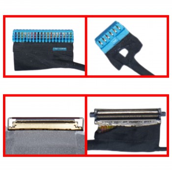 Flex Video Screen LCD Cable for Laptop Dell Latitude 7420 E7420 14" Touchscreen 2.7mm RGB IR Cam 0RWGFN RWGFN DC02C00R000 eDP 40pins 0.5 Pitch Pin Monitor cable ( SKU.1-FLEX1698 )