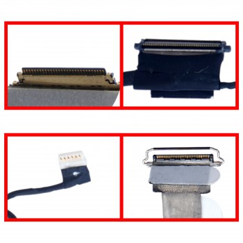Flex Video Screen LCD Cable for Laptop Dell Latitude 7420 14" 6mm RGB IR Cam RG8X8 0RG8X8 DC02C00QV00 eDP 30pins 0.5 Pitch Pin Monitor cable ( SKU.1-FLEX1715 )