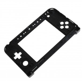 Top panel for Nintendo 3DS XL - Replacement Hinge Part Bottom Middle-Shell Housing Case C Face Middle Frame Case for Nintendo 3DS XL Black ( SKU.1-GAME115 )