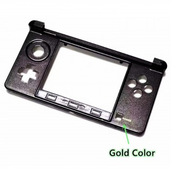 Replacement Lower Cover - Middle Frame Housing Shell for Nintendo 3DS Black ( SKU.1-GAME143 )