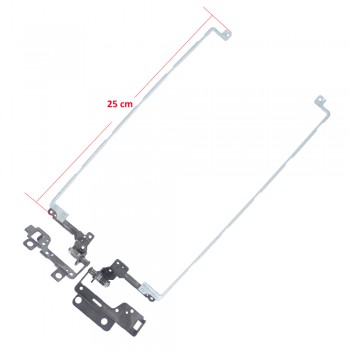 Hinges - Hinges Bracket Set HP 17-AK 17-AK013DX 17-BS 17-BS019DX 17-BS057CL 17-BS082ND LCD Screen Hinges 926527-001 433.0C705.1001 433.0C704.1001 (Ref.1-HNG0333)