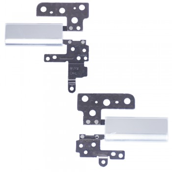 Hinges - Hinges Bracket Set for Laptop Lenovo 710-14ISK 710-14IKB 5H50L47405 IDC33001TM00 5H50L47464 5H50M72897 80V4001VAU No Brackets Silver ( Ref.1-HNG0338 )