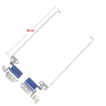 Hinges - Hinges Bracket Set BLUE - Dell Inspiron 11 3000 3168 3169 3169 3179 3185 2-in-1 Hinge Kit - Left and Right (Ref.1-HNG0368)