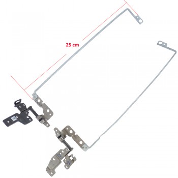 Hinges - Hinges Bracket Set HP Envy 17-N M7-N M7-N000 M7-N100 Non-Touch LCD Hinges AM1CR000600 AM1CR000700 (Ref.1-HNG0372)