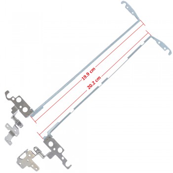 Hinges - Hinges Bracket Set Lenovo IdeaPad 100-14 100-14IBY AM1EK000100 AM1EK000200 (Ref.1-HNG0377)