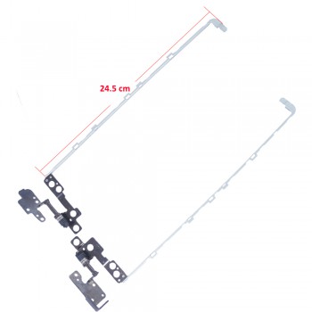 Hinges - Hinges Bracket Set for HP 17-BY 17-CA 17-by 17-BY0022CY 17-BY0061CL 17-BY0063CL L22536-001 6055B0057001 6055B0057002 OEM (Ref.1-HNG0467)