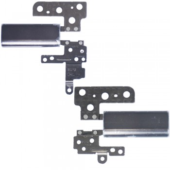 Hinges - Hinges Bracket Set For Lenovo Yoga 710-14IKB I7 8G 256 10H 80V4001UAU (80V4-001UAU) Black (Ref.1-HNG0544)