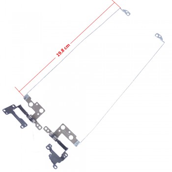 Hinges - Hinges Bracket Set for Laptop HP 14-DQ 14-DR 14-DR 14S-DR 14S-FR 14S-FQ Series L64910-001 L64910001 Left & Right ( Ref.1-HNG0566 )