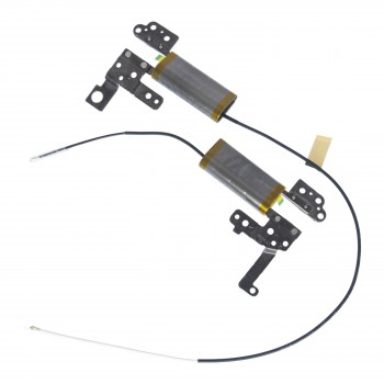 Hinges - Hinges Bracket Set for Laptop Lenovo Yoga 7-14ITL5 82BH 82BH0006US 82BH00DMUS 5H50S28981 5H50S28982 5H50S29023 AM1RW000910 AM1RW000400 Left & Right No Brackets Silver ( Ref.1-HNG0695 )