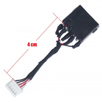 DC Power Jack Socket for Lenovo ThinkPad P15V T15P Gen 1 2 3 DC30100SA00 5C10Z23887 with cable 4cm 5pins Square Slim Tip ( Ref.31003 )
