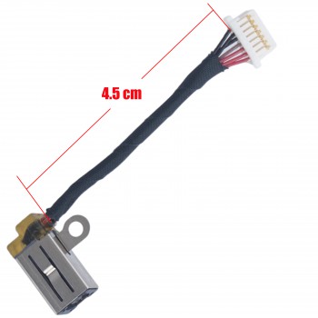 DC Power Jack Socket for HP ProBook 430 G8 630 G8 HP EliteBook 630 G8 630 G9 630 G10 M03997-S61 M21154-001 with cable 4.5cm 7pins ( Ref.31006 )