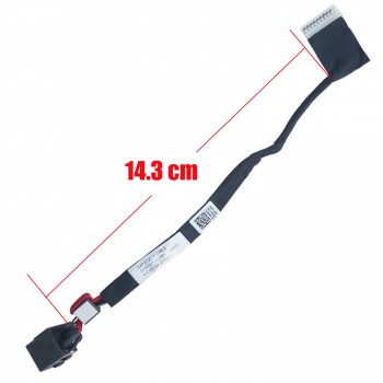 DC Power Jack Socket DC Power Jack for Dell Precision 7530 7540 M7530 M7540 DAP10 0PXXFG PXXFG CN-0PXXFG-E8C00-13V-0AYF-A00 DC301011J00 with cable 14.3cm 10pins ( Ref.31008 )