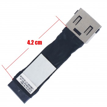 DC Power Jack Socket for Lenovo Thinkpad P72 (20MB, 20MC) P73 (20QR, 20QS) 01YU265 01YU266 DC30100RU00 REV C0 with 4.2cm 9pins Square Slim Tip ( Ref.31010 )