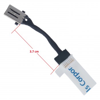 DC Power Jack Socket for Dell Odin L13 Latitude 3000 3330 2-in-1 0NWVD3 450.0Q602.0011 with cable 3.7cm 8pins ( Ref.31011 )