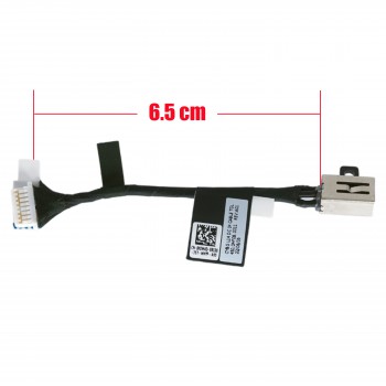DC Power Jack Socket for Dell Latitude 3420 3520 11th Gen Latitude 3430 450.0NF0B.0001 450.0NF08.0001 450.0NF08.0011 HJW4D 0HJW4D with 6.5cm 8pins ( Ref.31027 )