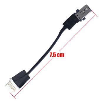 DC Power Jack Socket for Laptop Acer Spin 5 SP513-52 SP513-53N SP513-52N SP513-52N-82MP SP513-52N-52PL 450.0CR04.001 50.GR7N1.005 with cable 7.5cm 6pins ( SKU.31042 )