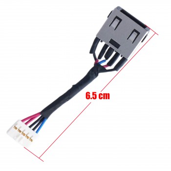 DC Power Jack Socket for Laptop Lenovo V330-14ARR V330-14IGM V330-14IKB V330-14ISK DC301011G00 5C10Q59809 81CJ with cable 6.5cm 5pins ( SKU.31044 )