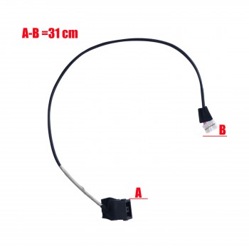 DC Power Jack Socket for Laptop Lenovo Ideapad 700-15ISK 80RU 700-17ISK 80RV 5C10K85921 5C10K93630 450.06R01.0013 with cable 31cm 5pins ( SKU.31052 )