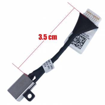 DC Power Jack Socket Dell Latitude 3410 3510 DC Power Input Jack with Cable 7DM5H 07DM5H 450.0KD0C.0021 OEM (code 3919)