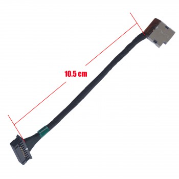 Power Supply DC Power Jack Socket for HP Omen 17-CB GTX 1660Ti RTX 2060 17-cb0002ca 17-cb0020nr 200W N18E L57359-001 L52814-S42 L52814-F42 with cable 10.5cm 20pins ( Ref.3979 )