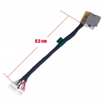 DC Power Jack Socket for HP Envy 14-EB 14-eb0008CA 14-eb0010nr 14-eb0010ca M30900-001 M11778-Y85 M13354-001 M11778-S85 with cable 8.5cm 12pins ( Ref.3980 )