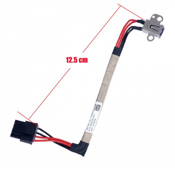 DC Power Jack Socket for MSI Katana GL66 11UE/GF66 11UG MS-1581 12UD M16 A11UE Sword 15 A11UE A11UE A11UC A12UC-295US Crosshair 15 A11UEK 9S7-158112 K1G-3004100-X03 with cable 12.5cm 4pins ( Ref.3983 )