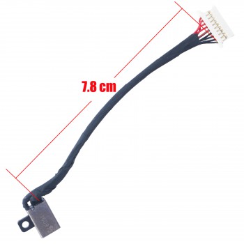 DC Power Jack Socket for Dell Inspiron 15 7580 7590 7591 P83F P83F001 Vostro 15 7590 048JWV 48JWV CN-048JWV 0921467241303 with 7.8cm 9pins ( Ref.3992 )