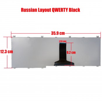 Laptop Keyboard Toshiba Satellite L350 L355 L355D A500 A505 L500 L505 L350 L355 L350D L350d-131 L355D A500-1GL A505-s6005 A505D-S698 A505-S6989 A505-S6980 RU VERSION BLACK KEYBOARD(Ref.40008RU)