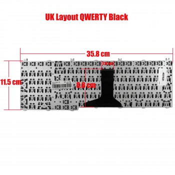 Laptop Keyboard Toshiba Satellite C650 C650D C655 C655D L650 L650D L655 L655D L670 L670D L675 L675D Pro C650 C655 C660 C665 L650 L655 L670 L755-129 UK VERSION BLACK KEYBOARD(Ref.40010UK)