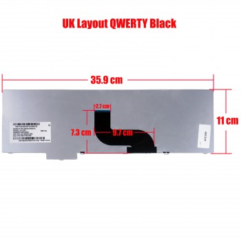 Laptop Keyboard Acer TravelMate 5360 5360G 5760 P653 P653M TimelineX 8573 8573T 8573TG 5760 5760G 5760Z 5760ZG 6495 6495G 6495T 6495TG 6595 6595G 6595T 6595T 6595TG UK ( SKU.40013UK )
