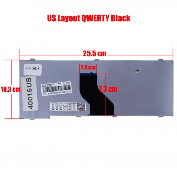 Laptop Keyboard for Toshiba NB200 NB250 NB255 NB300 NB305 NB500 NB520 NB510 NB550D Portege T110 T115 MB257-001 NSK-TK001 Series US Black ( SKU.40016US )