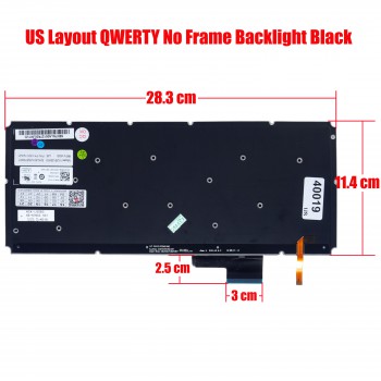 Laptop Keyboard Dell XPS 14 L421x 15 L521x 0581KD 083FHX 09NXKD 09WKGH 0TDVVC 9Z.N7NBC.00F 9Z.N7NBC.00G 9Z.N7NBC.00G 9Z.N7NBC.00U L60BC L62BC NSK-L62BC PK130O11A07 PK130O11B05 PK130O11B07 PK130O11B07 PK130O11B10 PK130O11B16 PK130O11B21 US BLACK KEYBOARD(R