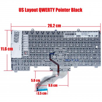 Laptop Keyboard DELL D410 D410U PP06S PP03L 9J.N3582.L0G NSK-D4L0G 9J.N3582.L1C NSK-D4L1C 9J.N3582.L0R NSK-D4L0R 9J.N3582.L0U NSK-D4L0U 9J.N3582.L1D NSK-D4L1D (Ref.40020US)